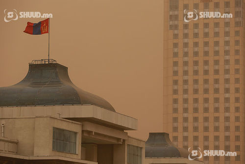 Шороон шуурга шуурахыг анхааруулж байна